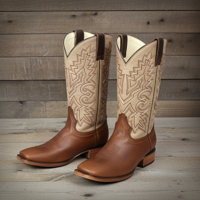 1210 - RockinLeather Men's Copper Ranch Western Boot