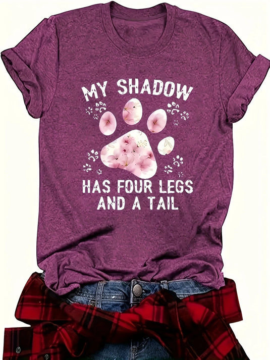 TMTSHT83 - Women's Paw Print T Shirt