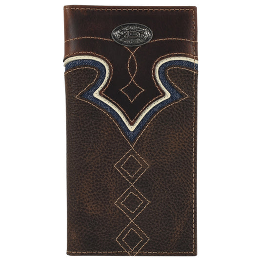 24152767W10 - Justin Rodeo Wallet Yoke w/Denim Inlay