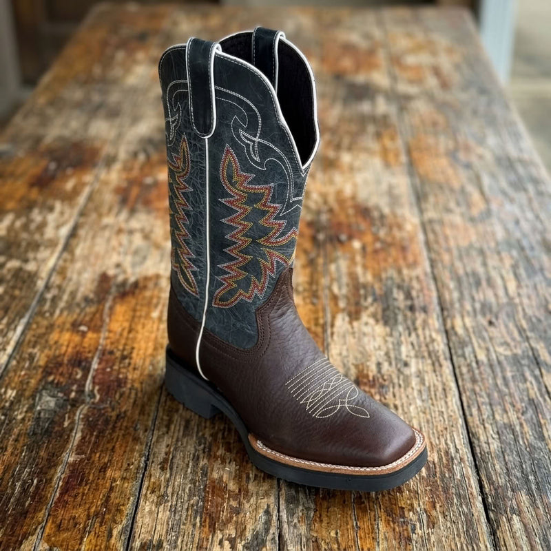 Load image into Gallery viewer, CP8003 - Cowboy Prayer Chocolate Brown Cowboy Boot
