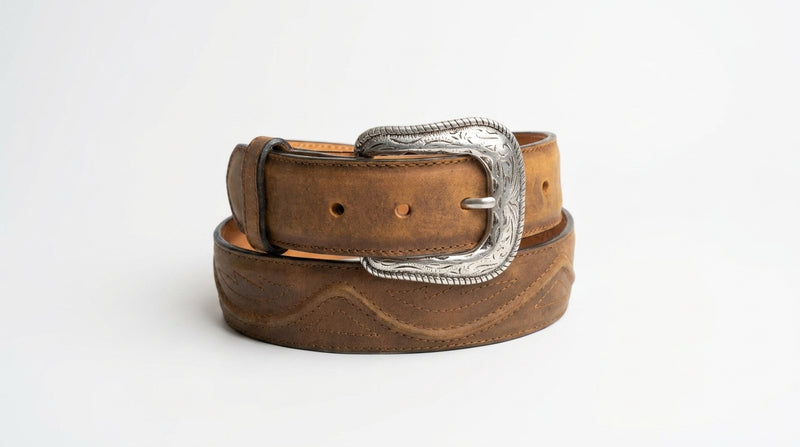 Load image into Gallery viewer, B35 - RockinLeather Brown Belt
