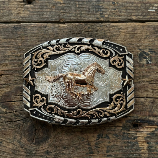 AWW25 - Horse 3 Tone Buckle