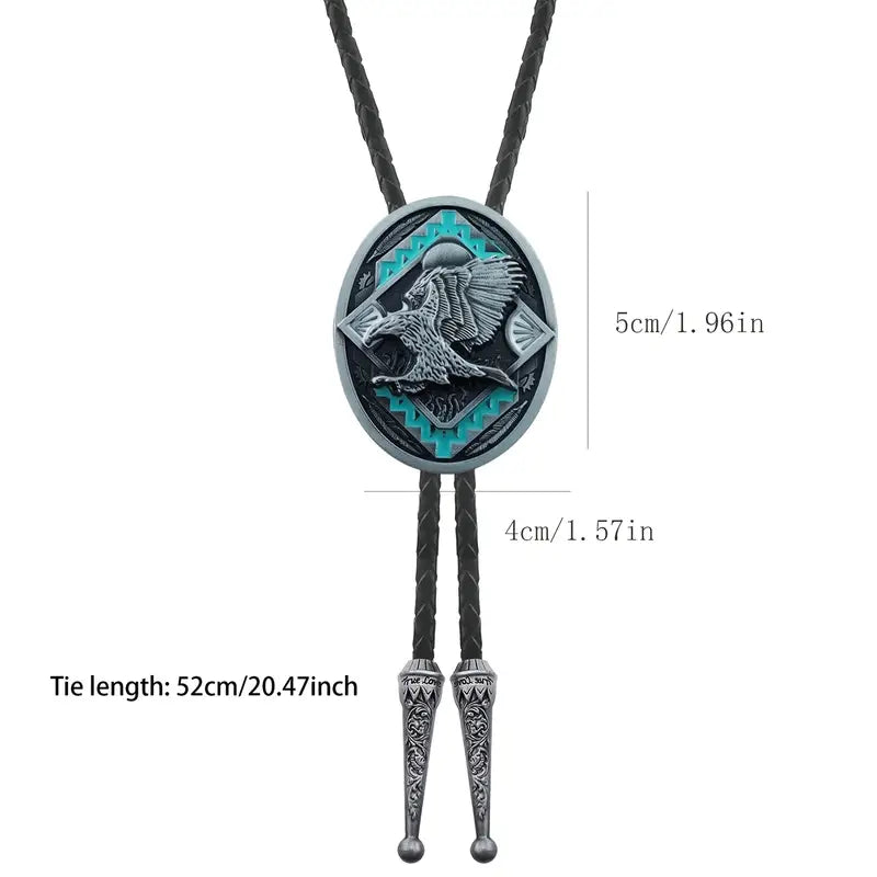 Load image into Gallery viewer, TMBLO13 - Eagle Bolo Tie
