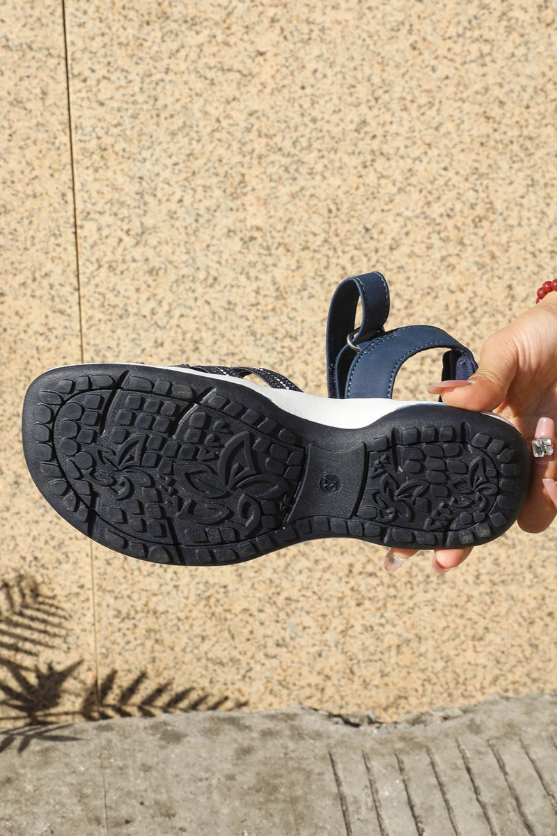 Load image into Gallery viewer, DLLSHOE 83 - Wild Wind Strappy Lycra Upper Rubber Sole Casual Sandals
