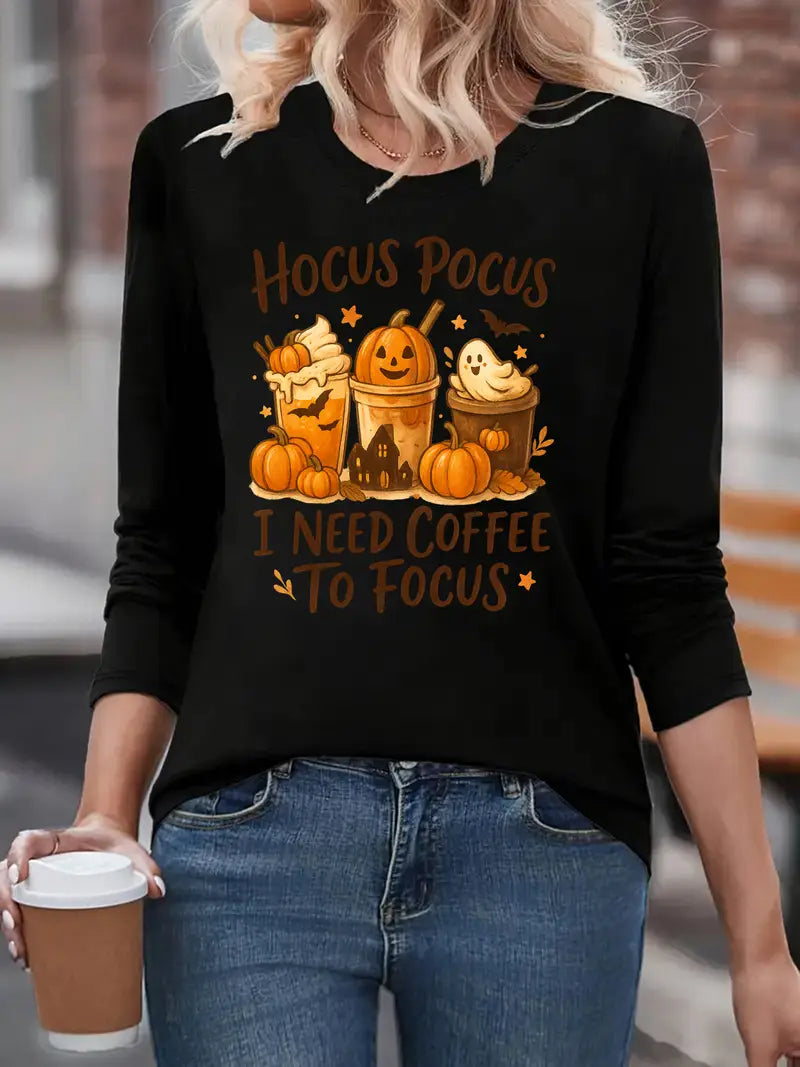 Load image into Gallery viewer, TMTSHT140 - Ladies Halloween Graphic T Shirt
