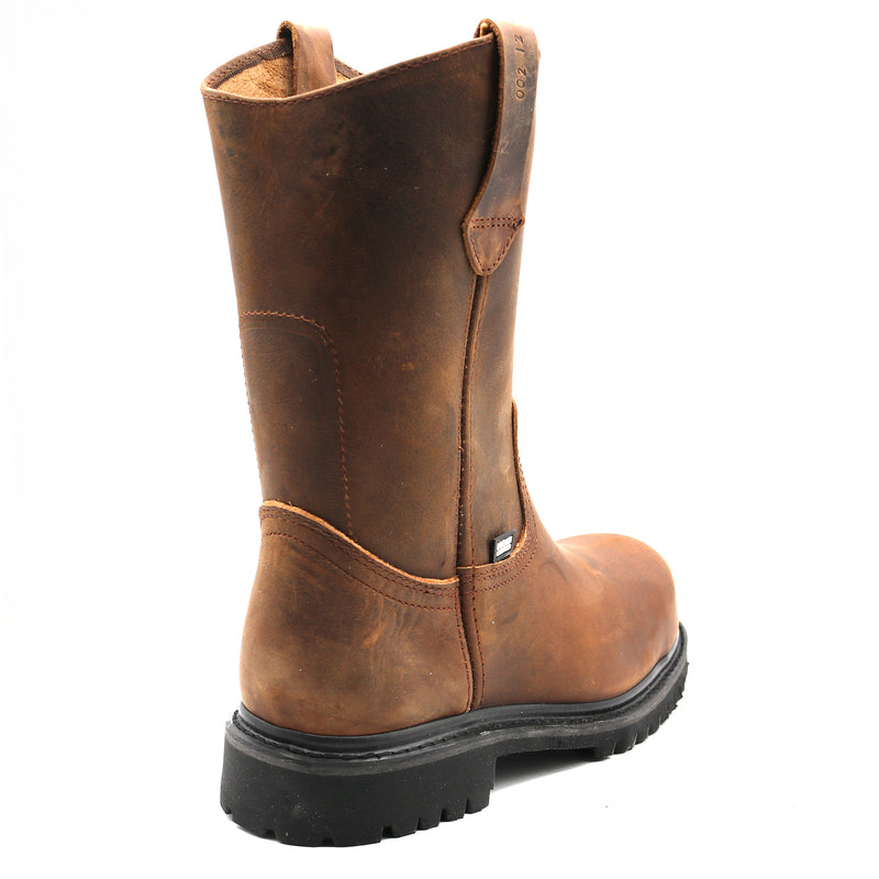 Load image into Gallery viewer, 9002 - RockinLeather Men&#39;s Crazy Horse Round Steel Toe Boot
