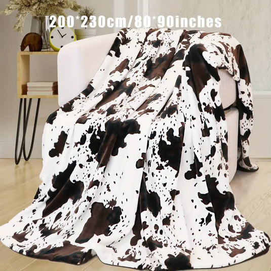 TMBLKT1 - Cow Print Blanket