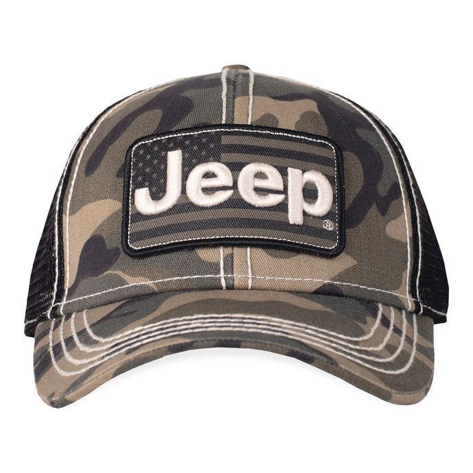 9170 - Jeep Camo Flag Hat