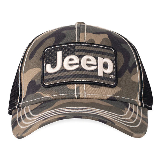 9170 - Jeep Camo Flag Hat
