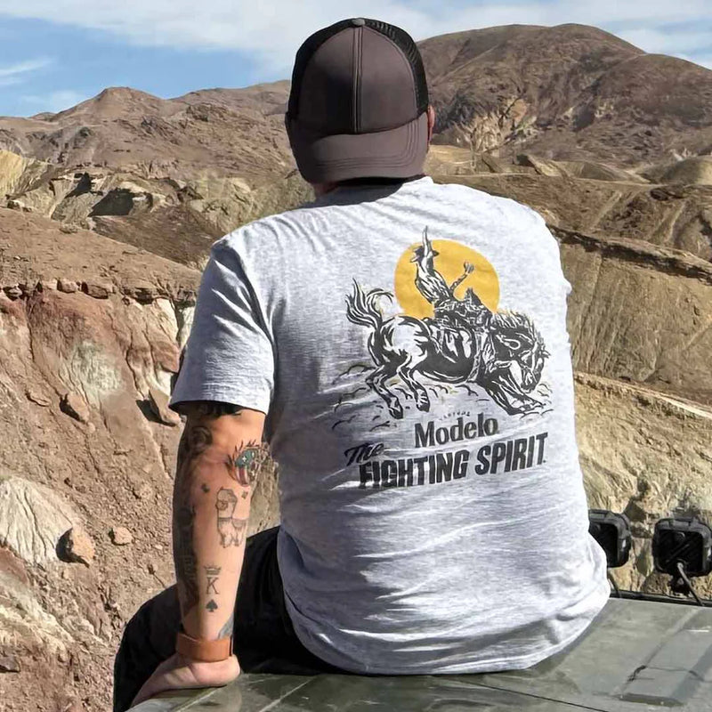 Load image into Gallery viewer, 2319 - Modelo - Fighting Spirit Bronco T-Shirt
