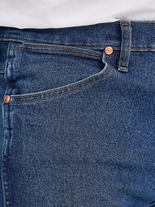 936AFGK - Wrangler® Cowboy Cut® Slim Fit Active Flex Jeans in Stonewash