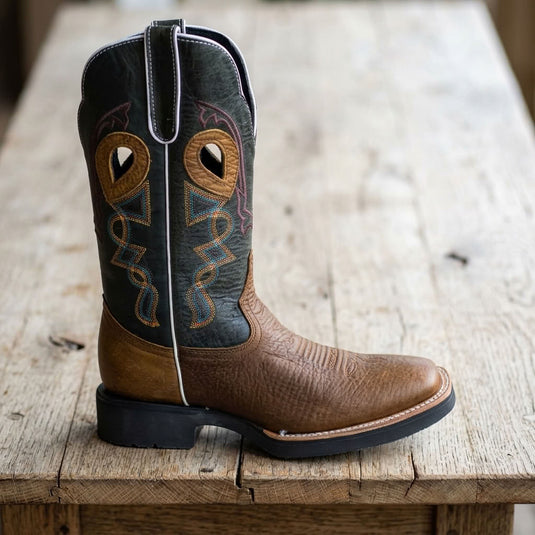 CP8002 - Cowboy Prayer Distressed Brown Cowboy Boot