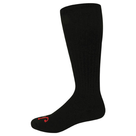 9503G044413 - Justin Half Cushion Cotton OTC Socks Black 3 Pack