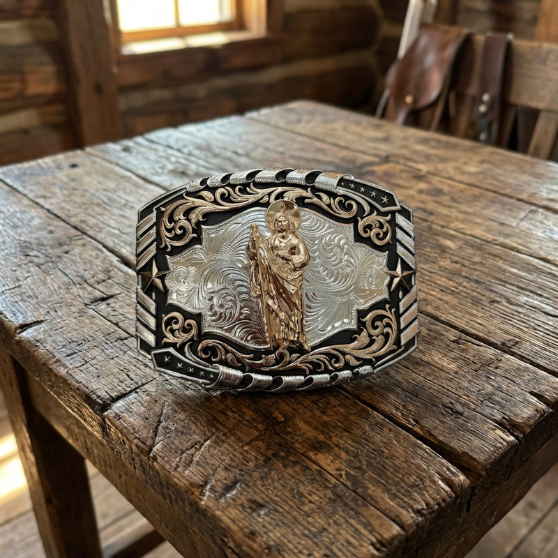 Load image into Gallery viewer, AWW24 - San Judas 3 Tone Buckle
