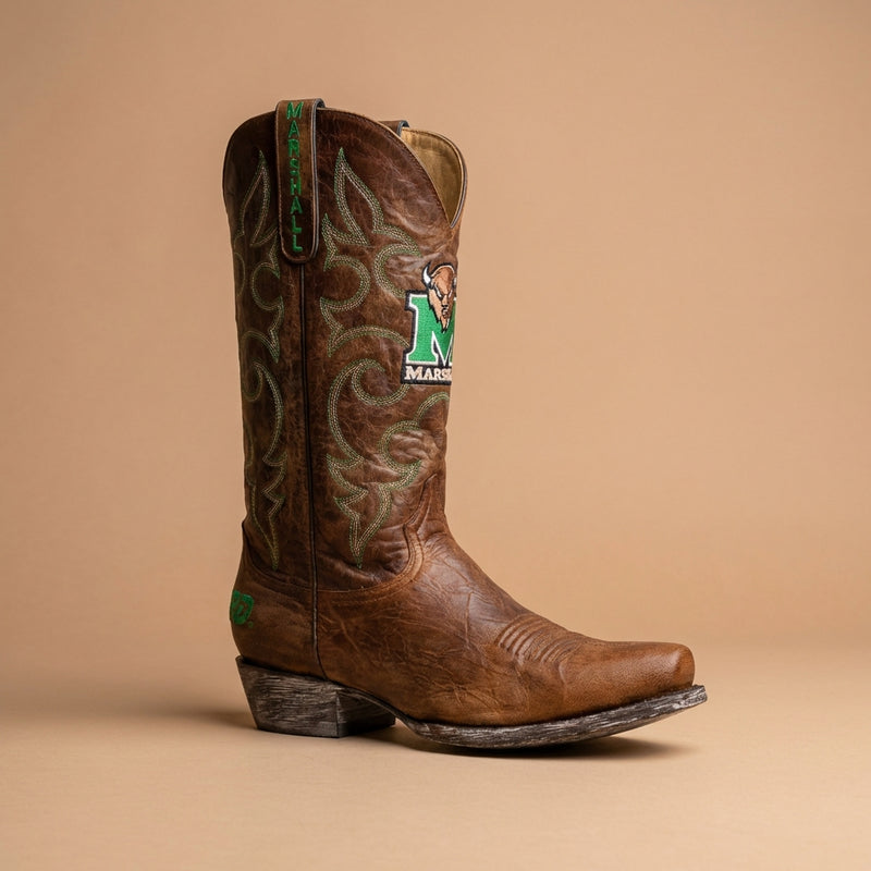 Load image into Gallery viewer, MRS M 178-1 - Gameday Men's 13" Marshall University Western Boot

