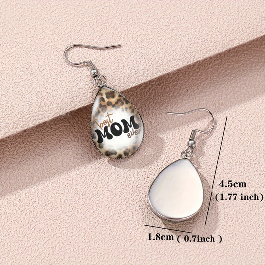 TMER58 - Best Mom Ever Dangle Earrings
