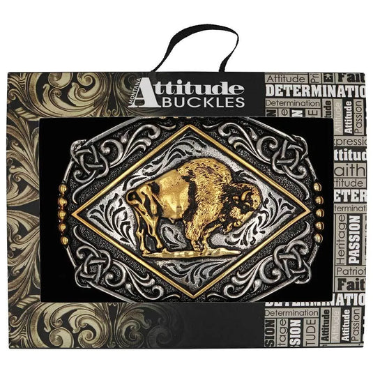A1036P - Montana Silversmiths Majestic Valor Buckle
