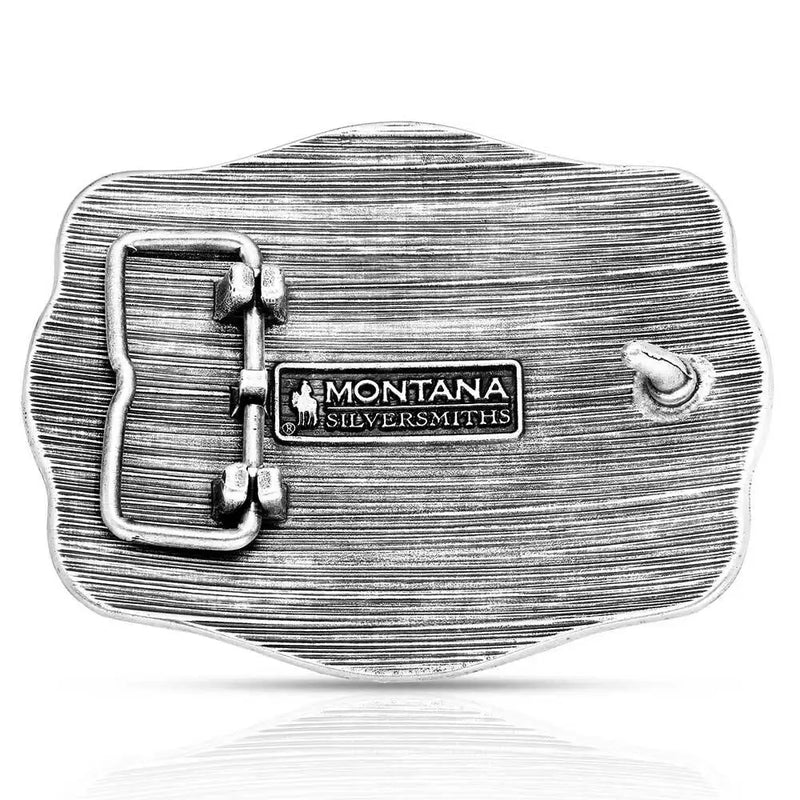 Load image into Gallery viewer, A1061P - Montana Silversmiths The Roundup Team Roper Buckle
