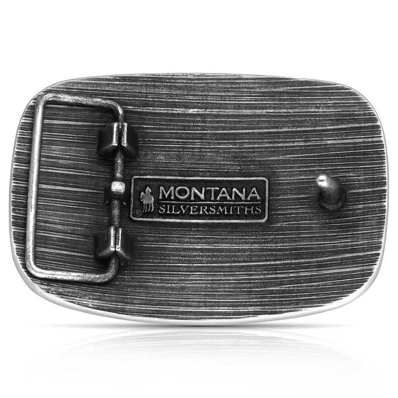 Load image into Gallery viewer, A1065S - Montana Silversmiths Frontier Spirit Buckle
