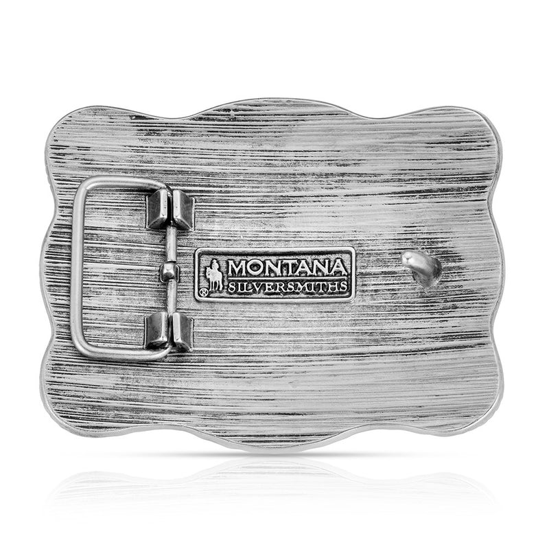 Load image into Gallery viewer, A1097P - Montana Silversmiths Steadfast Faith Buckle

