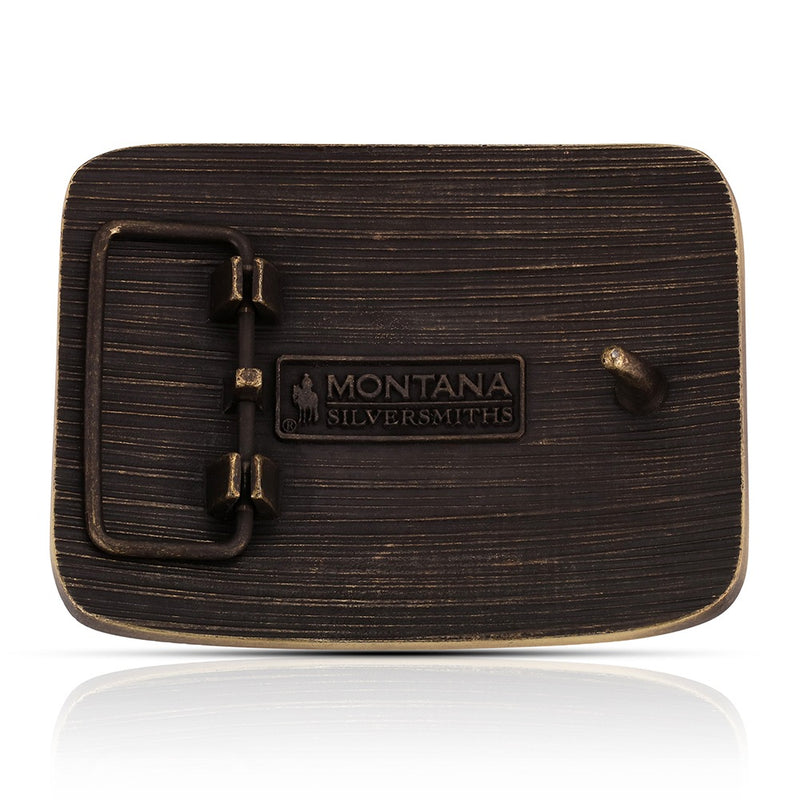Load image into Gallery viewer, A1105C - Montana Silversmiths Frontier Cattle Drive Buckle
