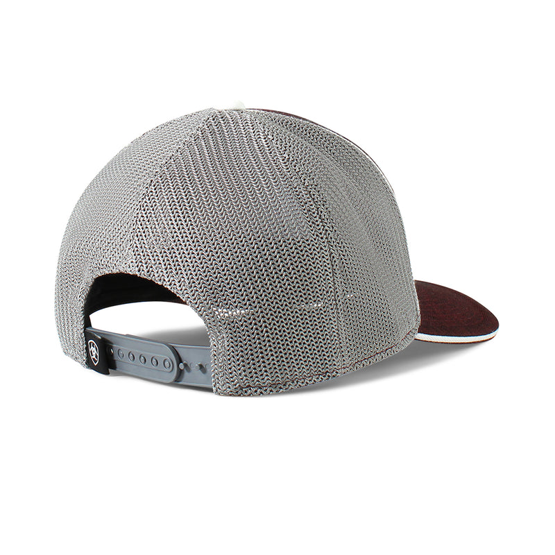 Load image into Gallery viewer, A300004809 - Ariat Men&#39;s Snapback Large Logo Patch Burgundy
