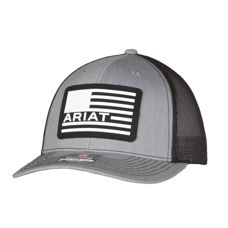 Load image into Gallery viewer, A300012706 - Ariat Men&#39;s Snapback USA Flag Logo Grey
