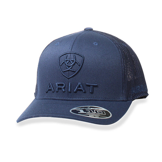 A300063903 - Ariat Men's Flexfit 110 Snapback Logo Navy Cap