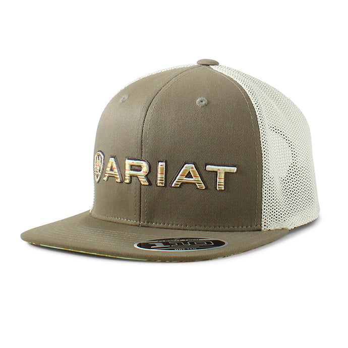 A300071019 - Ariat Mens Flexfit 110 Cap Logo Dark Green