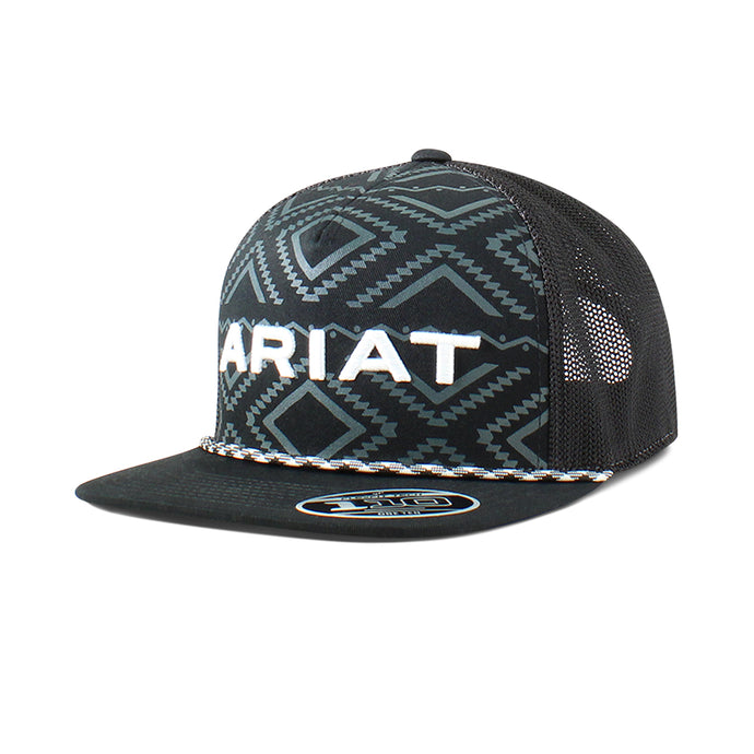 A300072001 - Ariat Men's Flexfit 110 Cap Rope Black