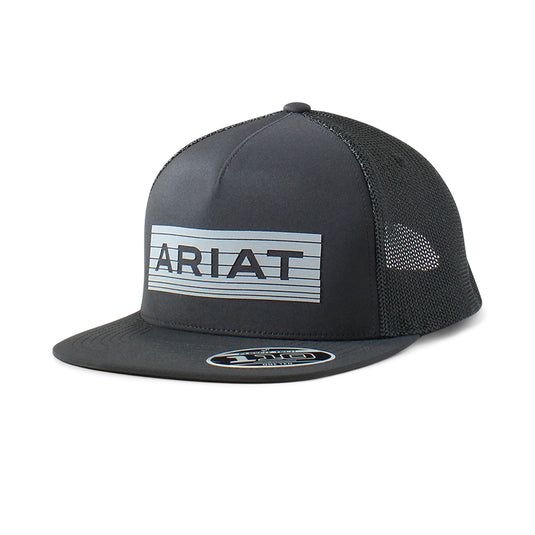 A300077001 - Ariat Men's Flexfit 110 Cap Snap Back Reflect Black