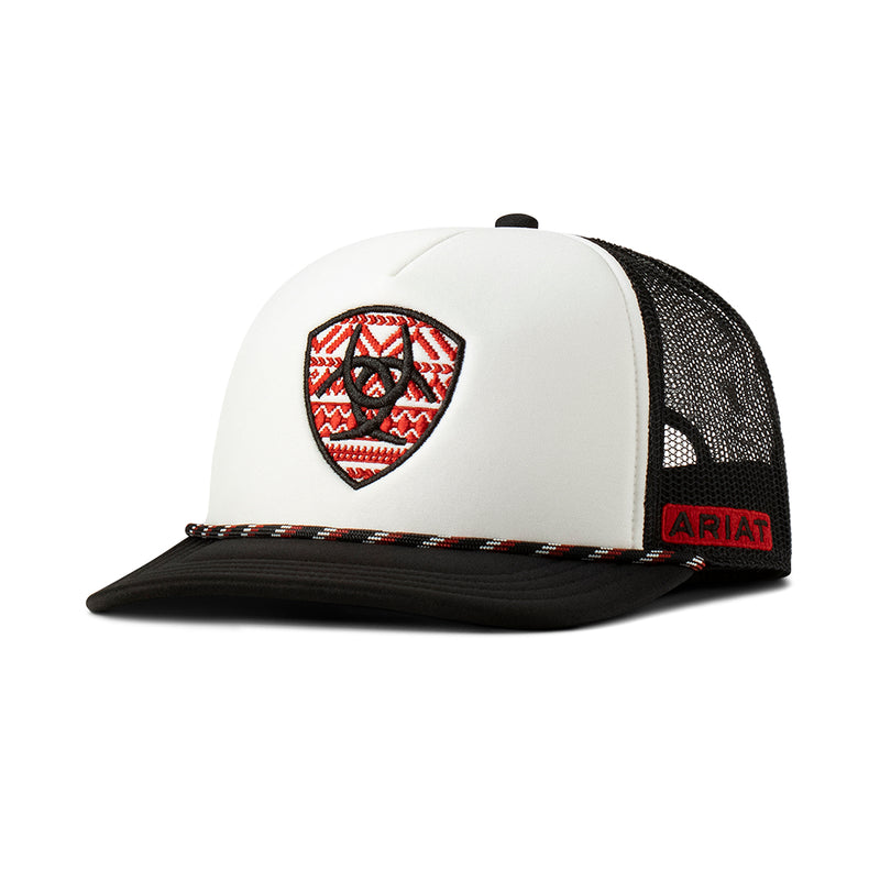 Load image into Gallery viewer, A300091305 - Ariat Men&#39;s Snapback Front Shield Patch White
