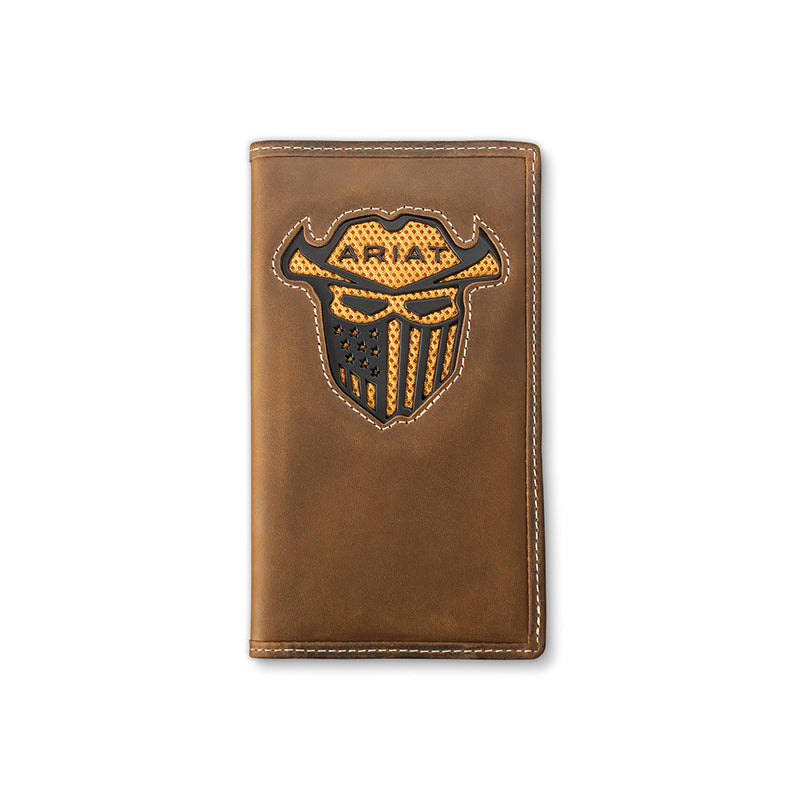 Load image into Gallery viewer, A3400644 - Ariat Work Medium Brown Checkbook Wallet
