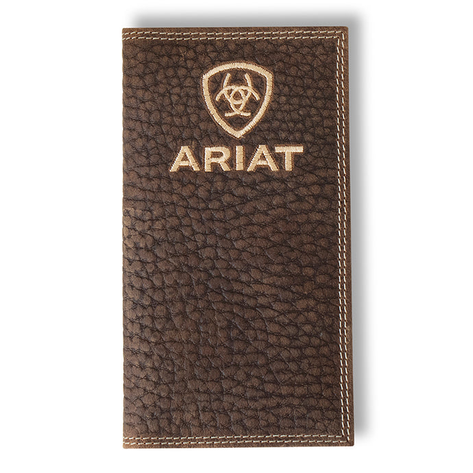 A3555902 - Ariat Rodeo Wallet Bull Hide Brown