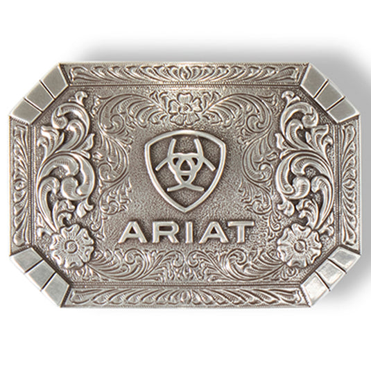 A37018 - Ariat Rectangular Floral Buckle