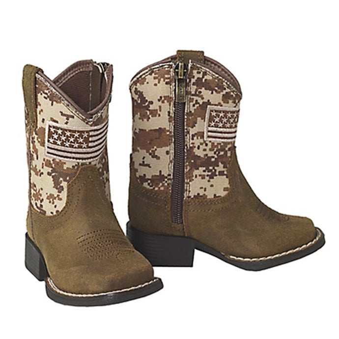 A441000644 - Ariat Lil' Stompers Patriot Medium Brown