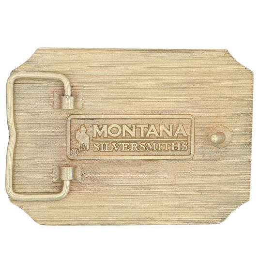 A864C - Montana Silversmiths Patriot Christian Cowboy Attitude Belt Buckle