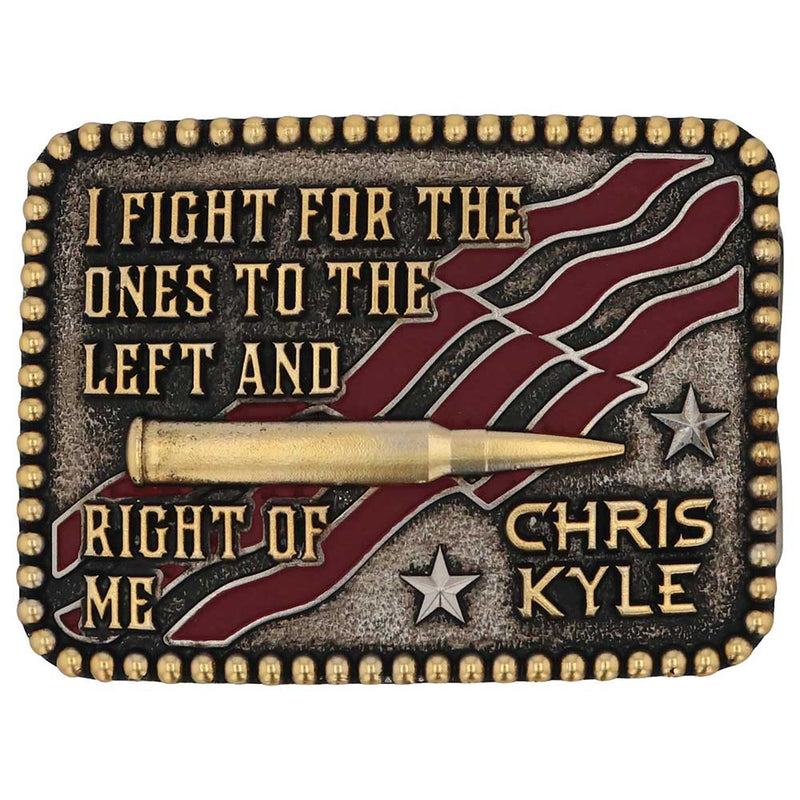 Load image into Gallery viewer, A893CK - Montana Silversmiths To the Left and Right of Me Attitude Belt Buckle
