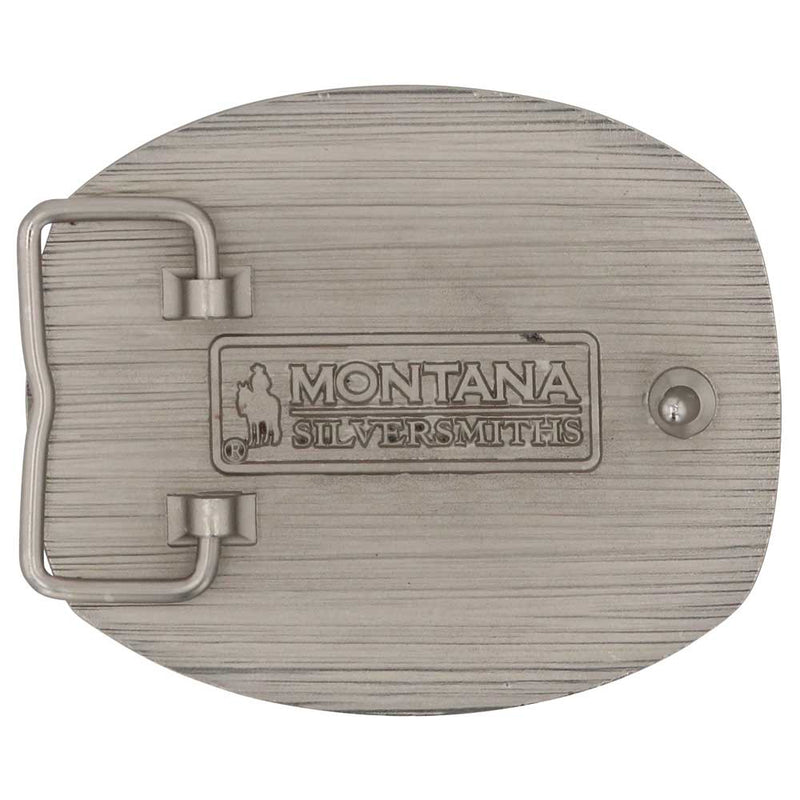 Load image into Gallery viewer, A896CK - Montana Silversmiths Behind Every Blade Chris Kyle Attitude Belt Buckle
