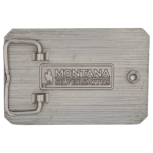 A898 - Montana Silversmiths Beaming Christian Cowboy Attitude Buckle