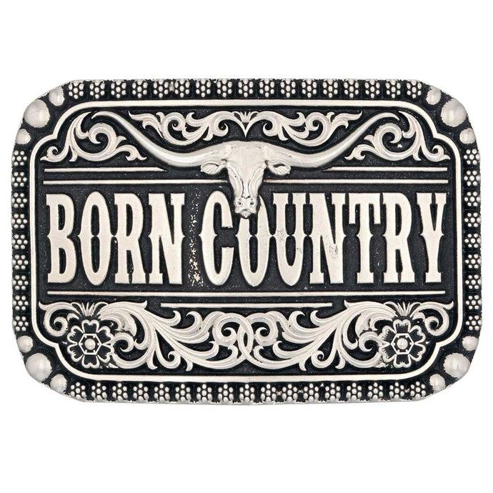 A907 - Montana Silversmiths Born Country Attitude Buckle