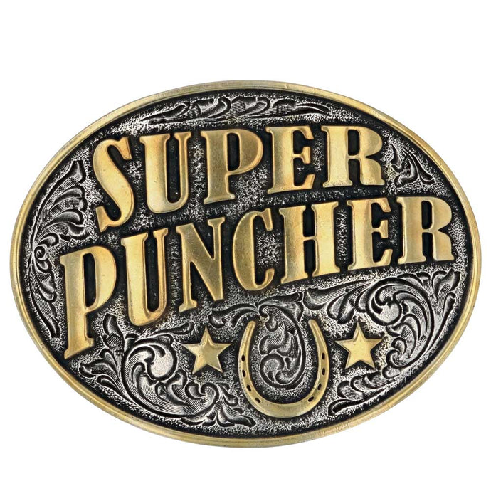 A916DB - Montana Silversmiths Dale Brisby Super Puncher Attitude Belt Buckle