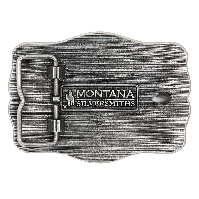Load image into Gallery viewer, A930 - Montana Silversmiths Ropin' Ready Longhorn Attitude Buckle
