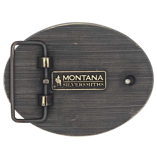 A944C - Montana Silversmiths Patriot's Faith Attitude Buckle