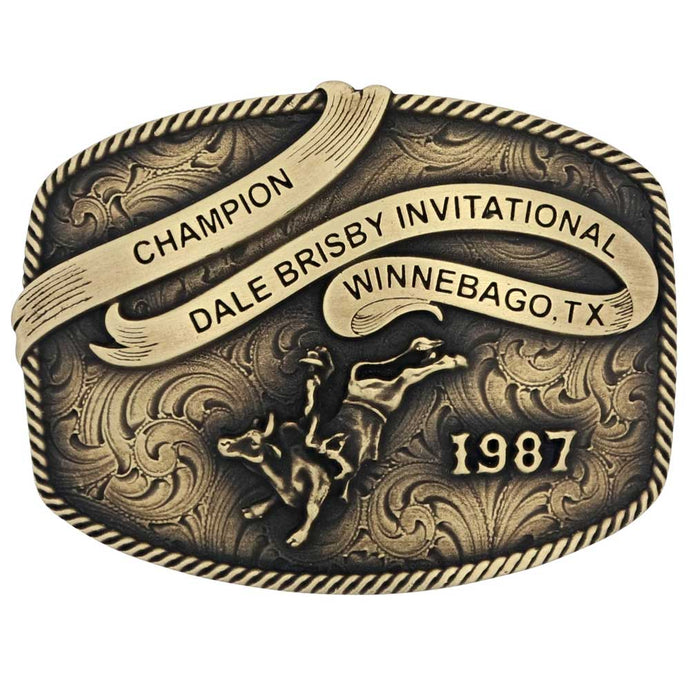 A964CDB - Montana Silversmiths Dale Brisby Champion Attitude Buckle