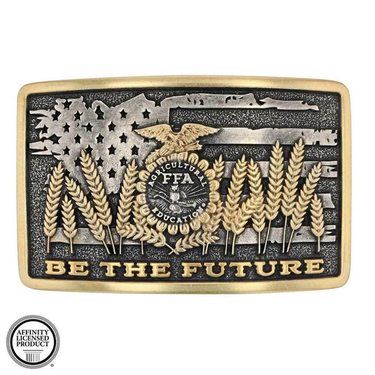 A986P - Montana Silversmiths Be the Future FFA Attitude Buckle