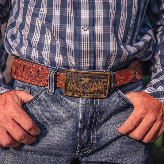 A986P - Montana Silversmiths Be the Future FFA Attitude Buckle