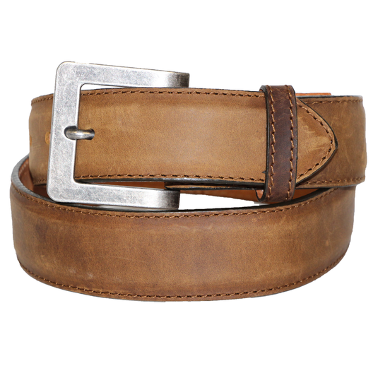 B43 - RockinLeather Crazy Tan Cowhide Leather Belt