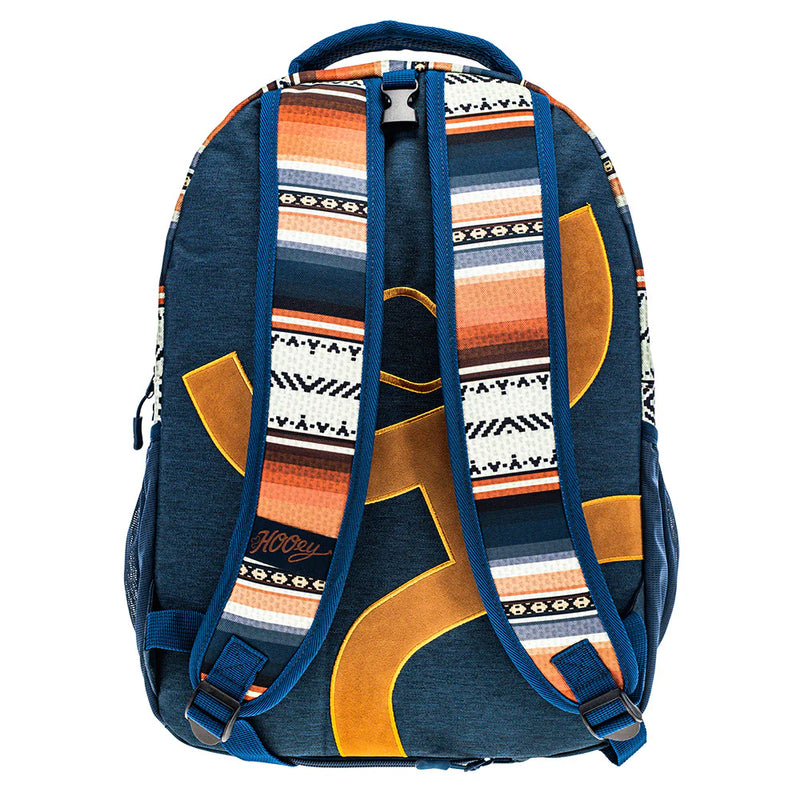 Load image into Gallery viewer, BP071BLSP - Hooey  "Recess" Navy Blue W/ Serape Backpack
