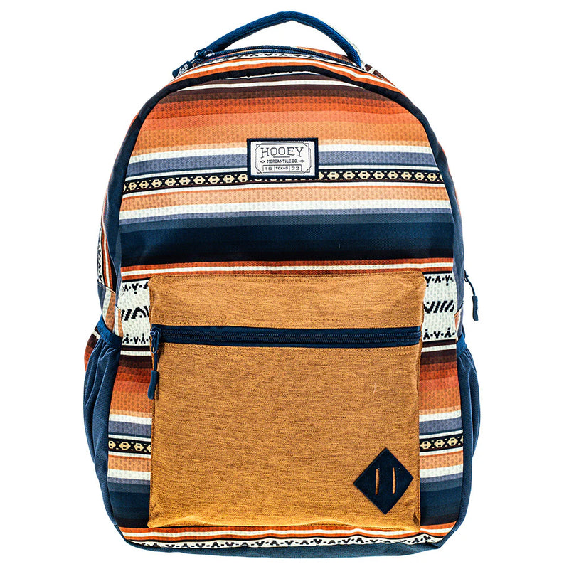 Load image into Gallery viewer, BP071BLSP - Hooey  "Recess" Navy Blue W/ Serape Backpack
